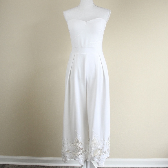 venus lace detail jumpsuit